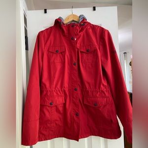 Jessica Simpson Red Anorak Rain Coat